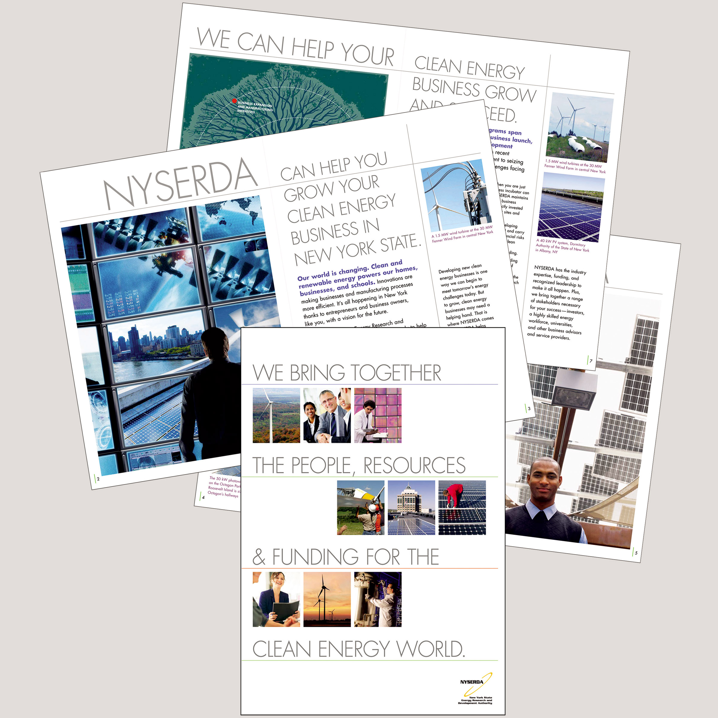 NYSERDA - Clean Energy Brochure - portfolio image